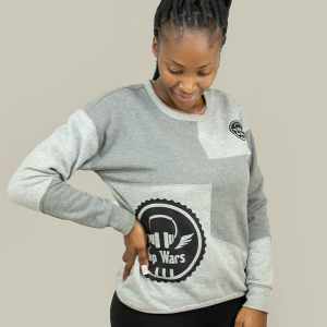 Ladies Grey Half Sweater