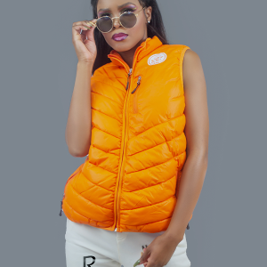 Half Orange Puff Jacket RW