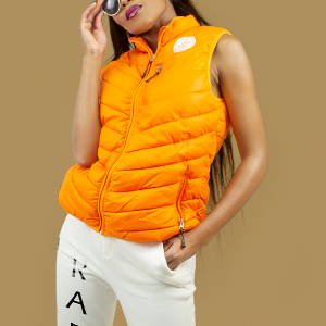 Half Orange Puff Jacket RW
